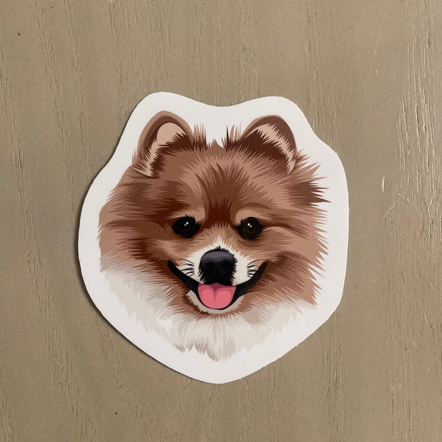 Personalized Dog Face Stickers